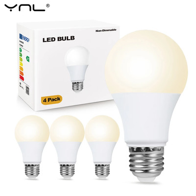 4Pcs/Lot E27 LED Bulb Lamps AC 220V SMD2835 3W 6W 9W 12W 15W 18W Lampada Led Li