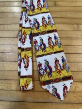 Rockmount Ranch Tie Western Wear 100 Silk  Range Riders  Limited Edition No. 22