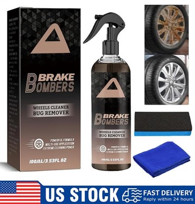 Brake Bomber Wheel Cleaner and Bug Remover, Break Bomber Ruins Wheels, Non-Acid