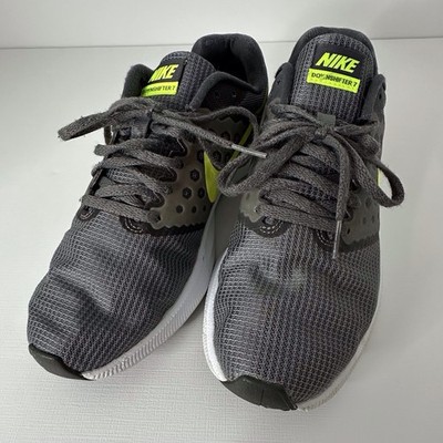 Nike downshifter 7  grey neon yellow athletic shoes men s 7.5 (left) 7 (right)