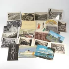 OLD VINTAGE POSTCARDS STOCK LOT + BLOCK FROM THE 30s 50s vintage w493
