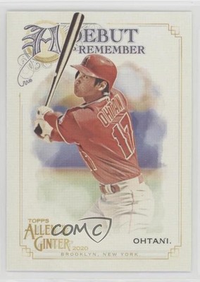 2020 Topps Allen & Ginter's A Debut to Remember Shohei Ohtani #DTR-20 02v3