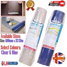 Bond It Cover-it Temporary Waterproof Hardfloor Protection Sheet 600mm x 25m/50m