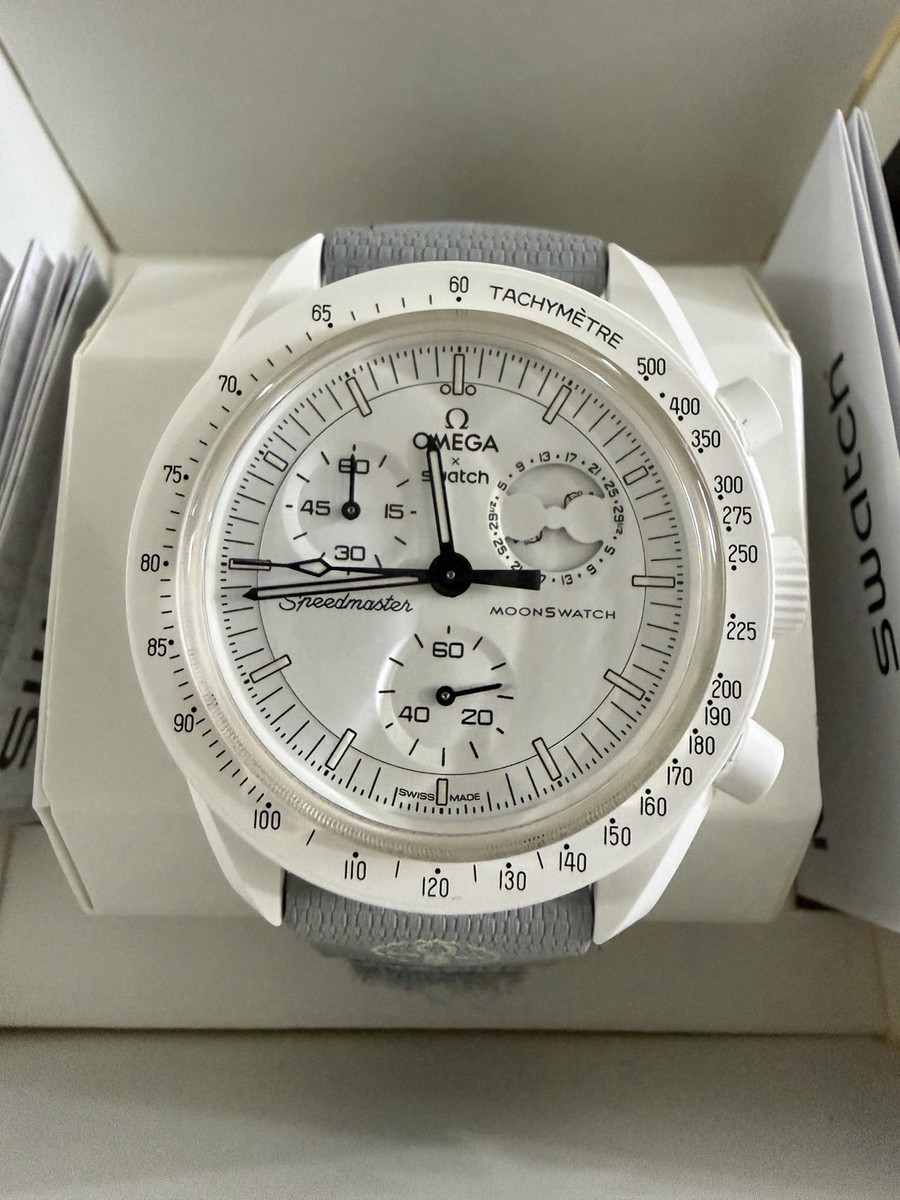 Swatch x Omega x Snoopy Bioceramic Moonswatch Mission To The