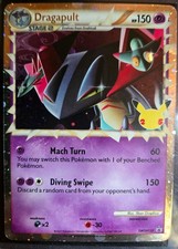 Carta Pokemon Dragapult SWSH132. Spada e Scudo Promo Celebrazioni Holo Come Nuovo