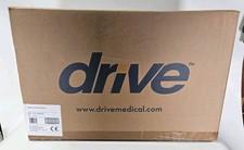 Drive Medical RTL12202KDR Shower Chair with Back, Adjustable Stool with Suction