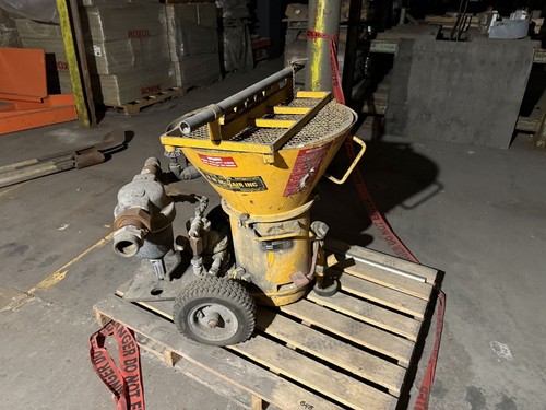Reed Sova Gunnite Pump Concrete & Grout Machine Excellent Working | eBay