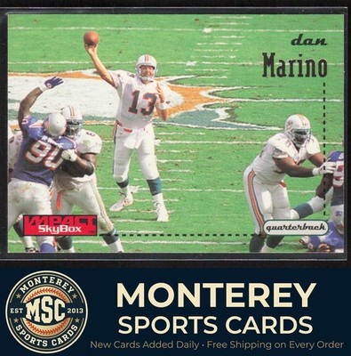 Dan Marino 1996 SkyBox Impact #75 Miami Dolphins
