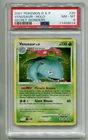 2007 POKEMON D&P SECRET WONDERS VENUSAUR LV. 51 #20/132 HOLO BLEED PSA 8 A P1
