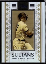 2022 Panini Three and Two #S-17 Giancarlo Stanton Sultans #/150