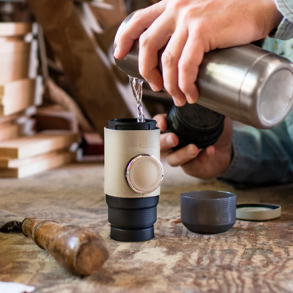 WACACO Minipresso NS2, Portable Espresso Maker with Case, Compatible ...