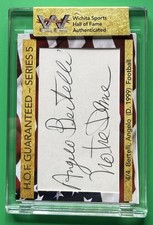 Angelo Bertelli Auto - Wichita Sports Hall of Fame Series  4/4 Notre Dame HOF