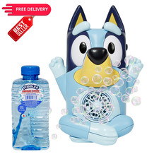 BLUEY NO Spill Musical Bubble Machine  Toy for Baby, Medium, Blue