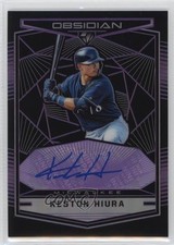 2019 Chronicles Obsidian Electric Etch Purple Prizm 20/99 Keston Hiura Auto ms9