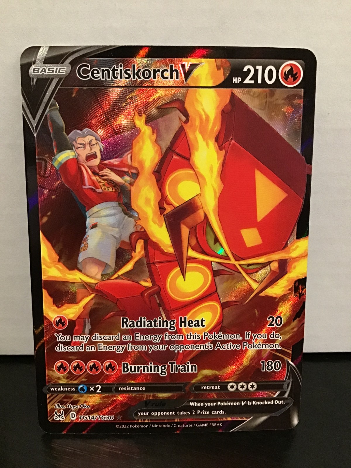 Centiskorch V TG14/TG30 Holo Pokemon Lost Origin Ultra Rare