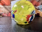 Blown Glass Art Studio 5” Oil Lamp Made In Poland Fun  Swirled Bright Colors — photo 10