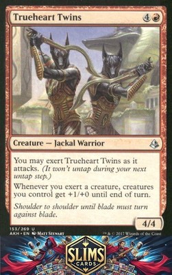 Magic the Gathering MTG Amonkhet Trueheart Twins #153 Buy 2 Get 1