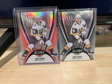2025-26 Allure Jack Eichel Red & Black Rainbow 2 Card Lot