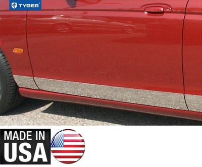 TYGER For 00-06 Jaguar S-Type 4Door Rocker Panel Stainless Steel Trim 5'' 8PC