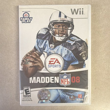 Madden NFL 08 Nintendo Wii - Disc + Case + Manual