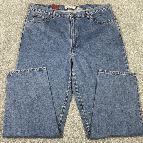 Levis 560 Comfort Jeans Men 42x34 Blue Denim Work Tapered Vintage Y2K NWT NOS - Picture 3 of 10