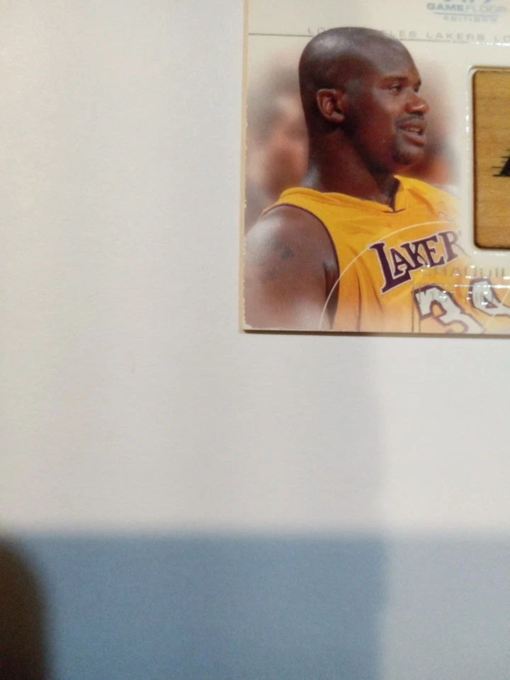 2000-01 SP Game Floor Edition - Combos de piso auténticos Kobe Bryant/Shaq O'Neal Foto 2 de 4