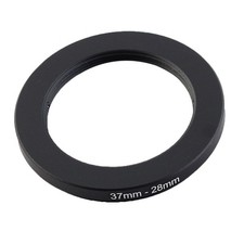 37mm-28mm 37mm to 28mm Black Ring Adapter for Camera