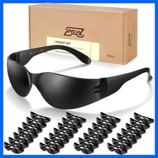 Durable Polycarbonate Safety Glasses - 28 Pack with Anti-Scratch Protection