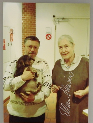 Autogramm Schauspielerin Ellen Schwiers auf Privatfoto erteilt 2007 (136584)