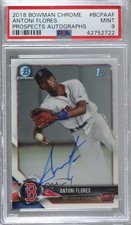2018 Bowman Chrome Prospect Auto Antoni Flores #BCPA-AF PSA 9 MINT Auto 1q7
