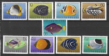 Poland 1967 Fauna Wildlife Marinelife Fisch Aquarium Fish compl set MNH