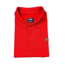 Lacoste Sport Dark Orange Ultra Dry Performance S/S Polo Shirt Size Men s 9