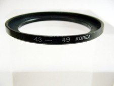 43mm-49mm Step-up Adapter Ring Korea New No box 6.95