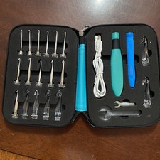 Counting Crochet Hook Set Digital Light up Crochet Hooks Stitch Row CT Open Box