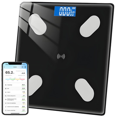 Smart Digital Body Weight Scale w/ Body Fat, BMI, Muscle Mass Analyzer   400 lb