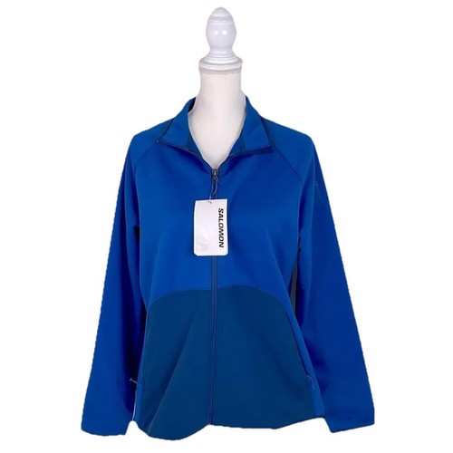 SALOMON SNTIAL WARM WOMEN'S FULL ZIP MIDLAYER Size Large NWT