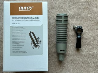 ElectroVoice RE 20 Microphone & Auray SSM BC10 Shock Mount (Tested & Working)