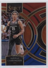 2024 Select WNBA Premier Level Red & Blue Prizm /399 DiJonai Carrington #194 ng3