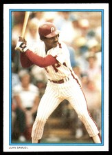 Juan Samuel 1985 Topps #31 Phillies MLB READ FREE SHIPPING AutographDen