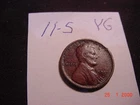 1911S Lincoln Cent  in VG