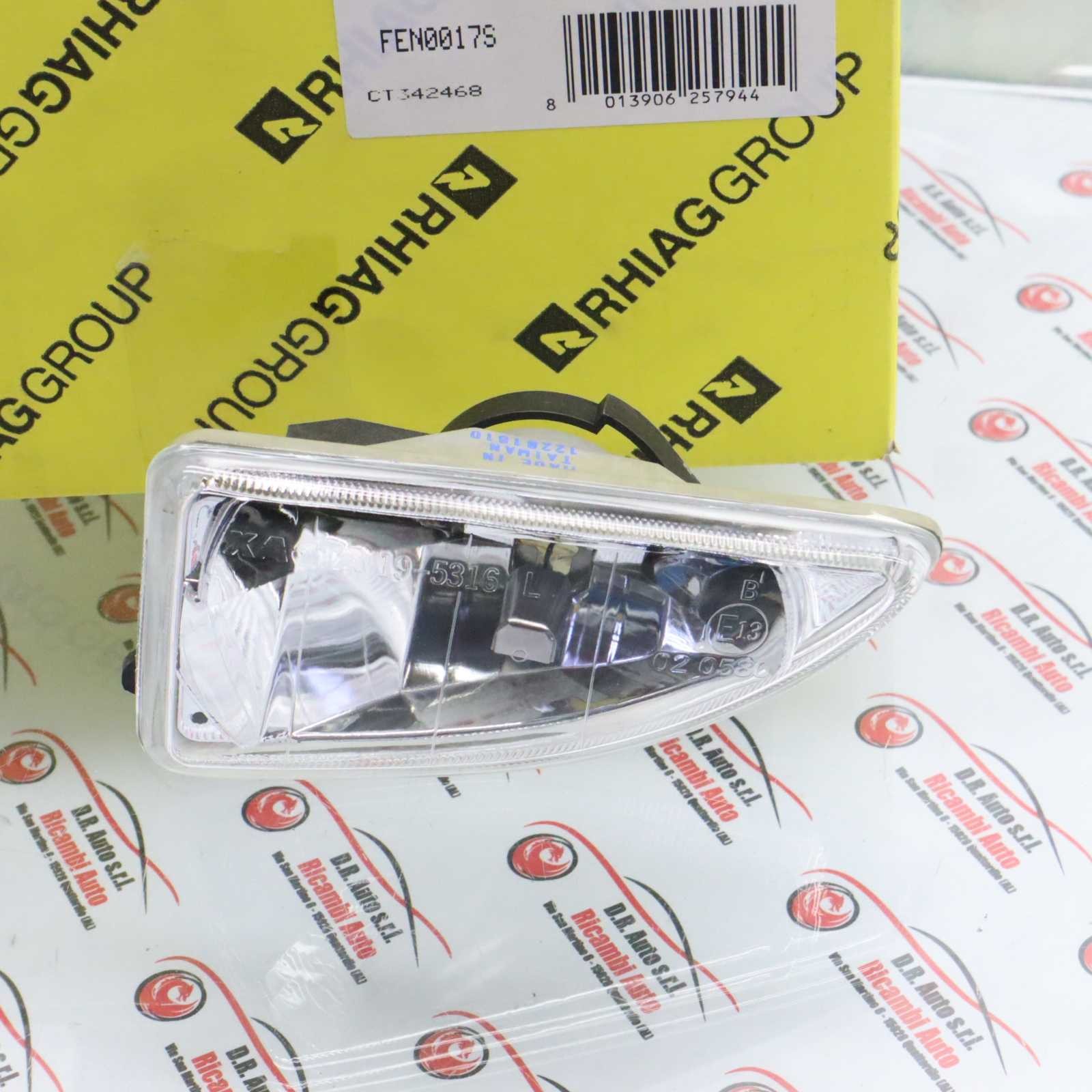 Left Fog Light Ford Focus MK1 Code FEN0017S New RHIAG