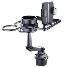 Cup Holder Tray for Car Car Cup Holder Tray with Stand Car Table Tray Detacha...