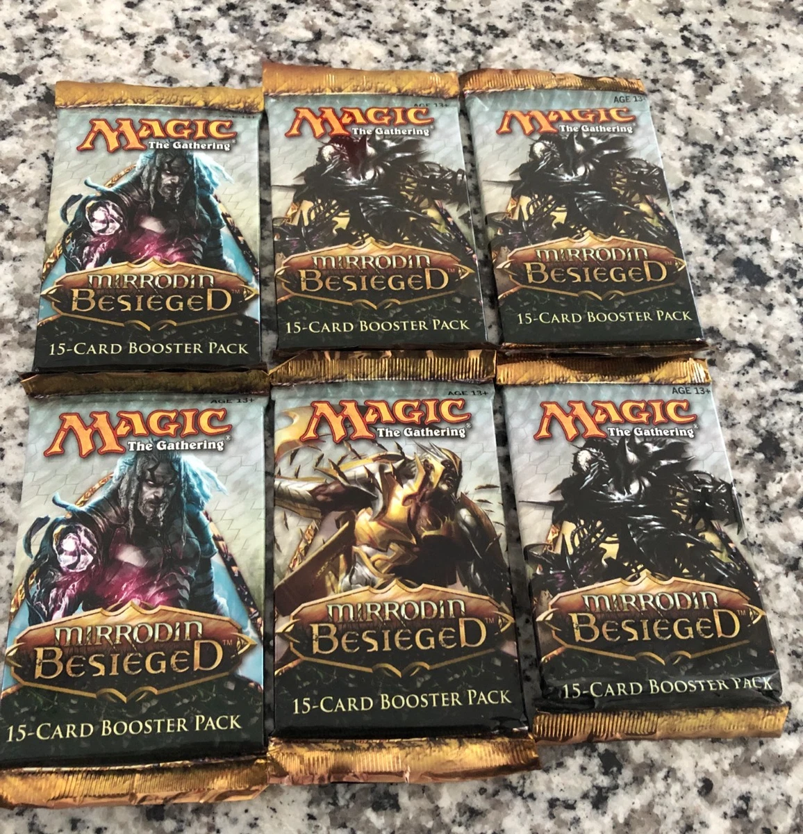 Mirrodin Besieged X 6 Booster Packs MTG New Factory Sealed from