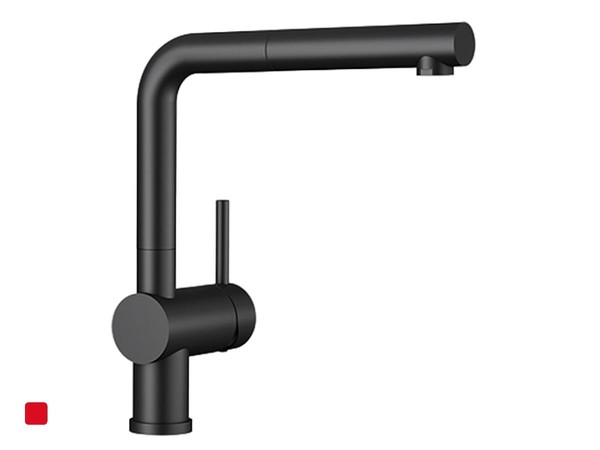 Blanco Linus-S Schwarz Hochdruck KüChen-Armatur Mischbatterie Wasserhahn Einhand-image