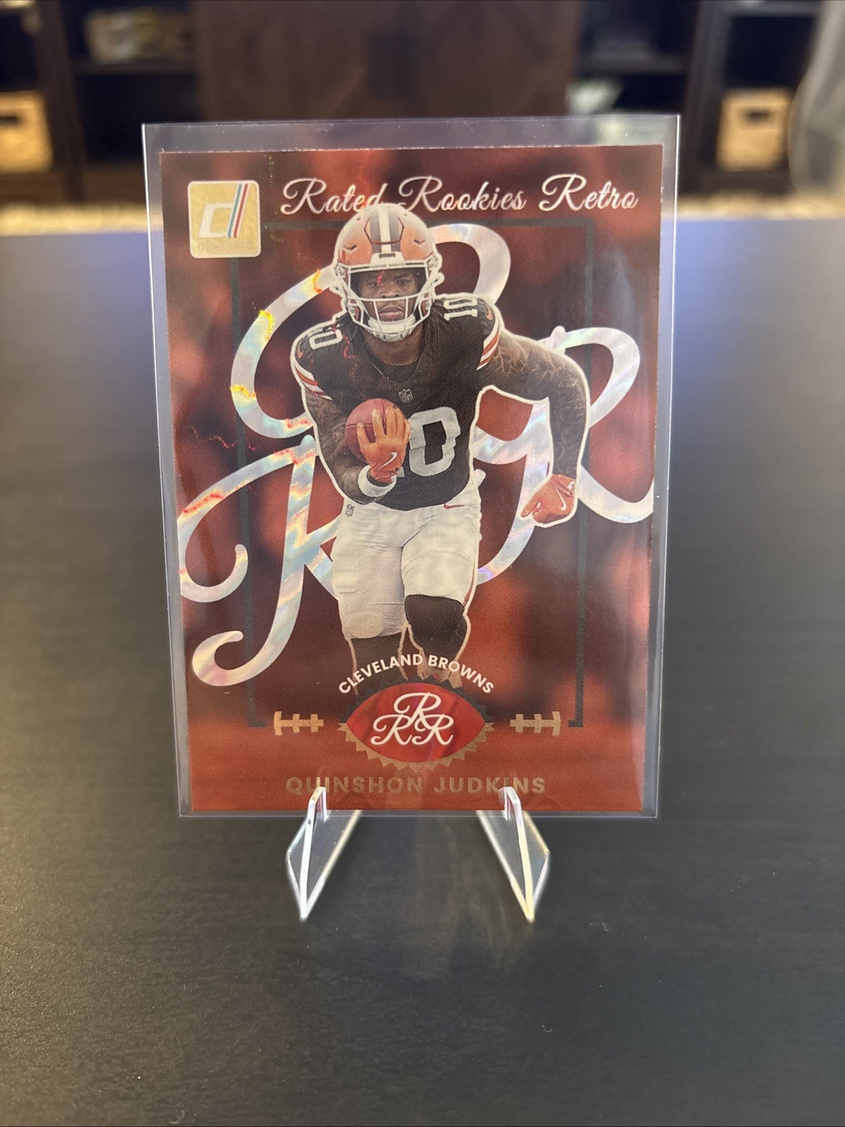 2025 Panini Donruss Quinshon Judkins Rated Rookie Retro Cleveland Browns