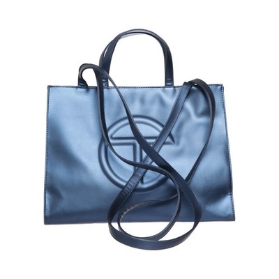 Telfar, Handtasche, Unisex (Erwachsene), Blau, Einfarbig, 38, 12, 29 cm #TMa