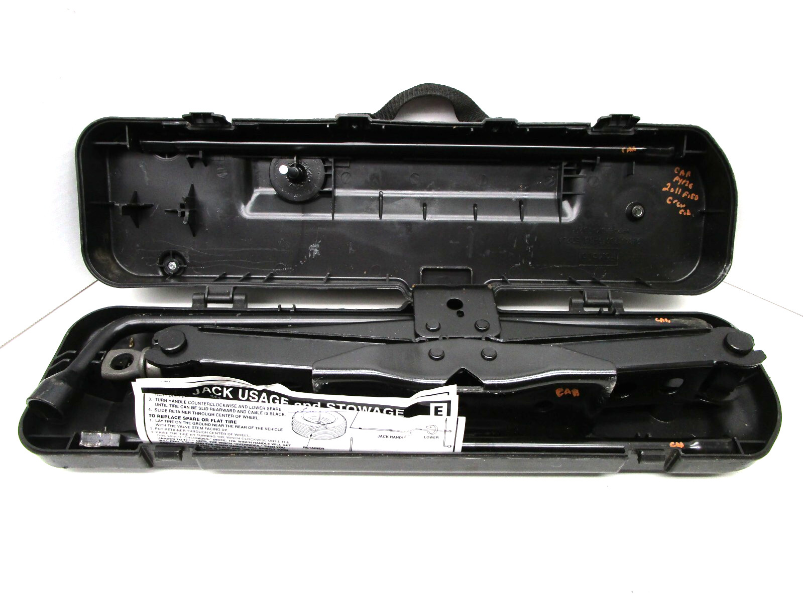 09 10 11 12 13 14 FORD F150 CREW CAB EMERGENCY JACK KIT WITH TOOLS WITH BOX OEM