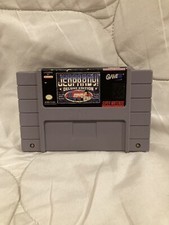 Jeopardy! Deluxe Edition (Super Nintendo SNES) GAME CARTRIDGE ONLY