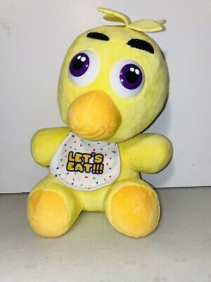 Five nights at freddys Plush FNAF CHICA Let's Eat Rare 10 Stuffed Animal