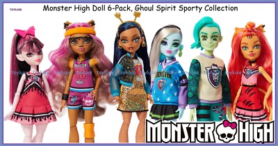 Monster High 6-Pack Ghoul Spirit Sporty Collection Set G3 2022